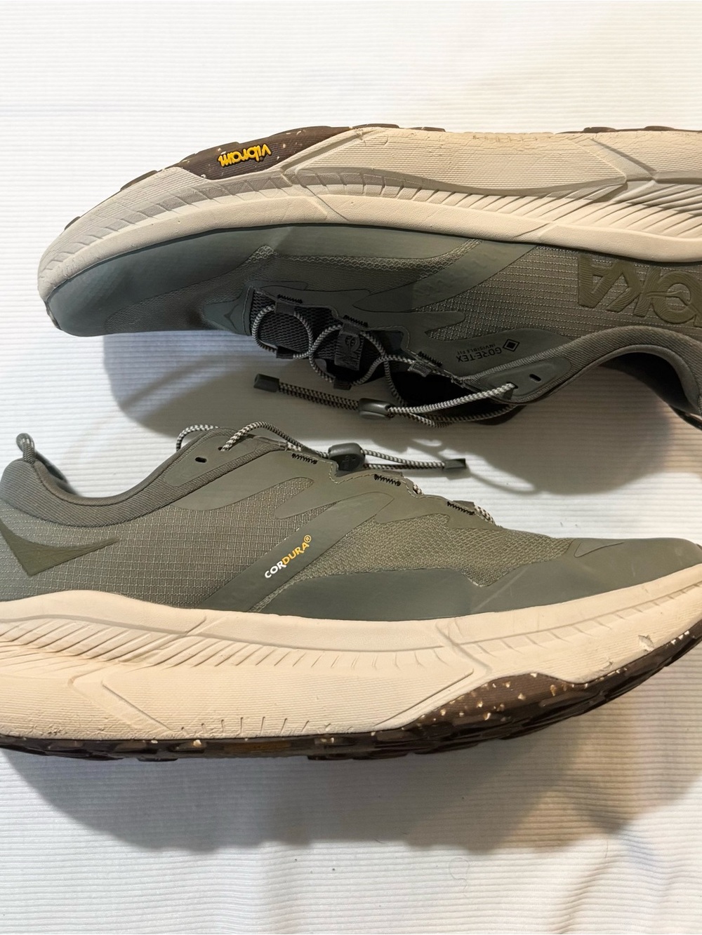 HOKA Vibram Gore-Tex Invisible Fit Shoes Size 12.5